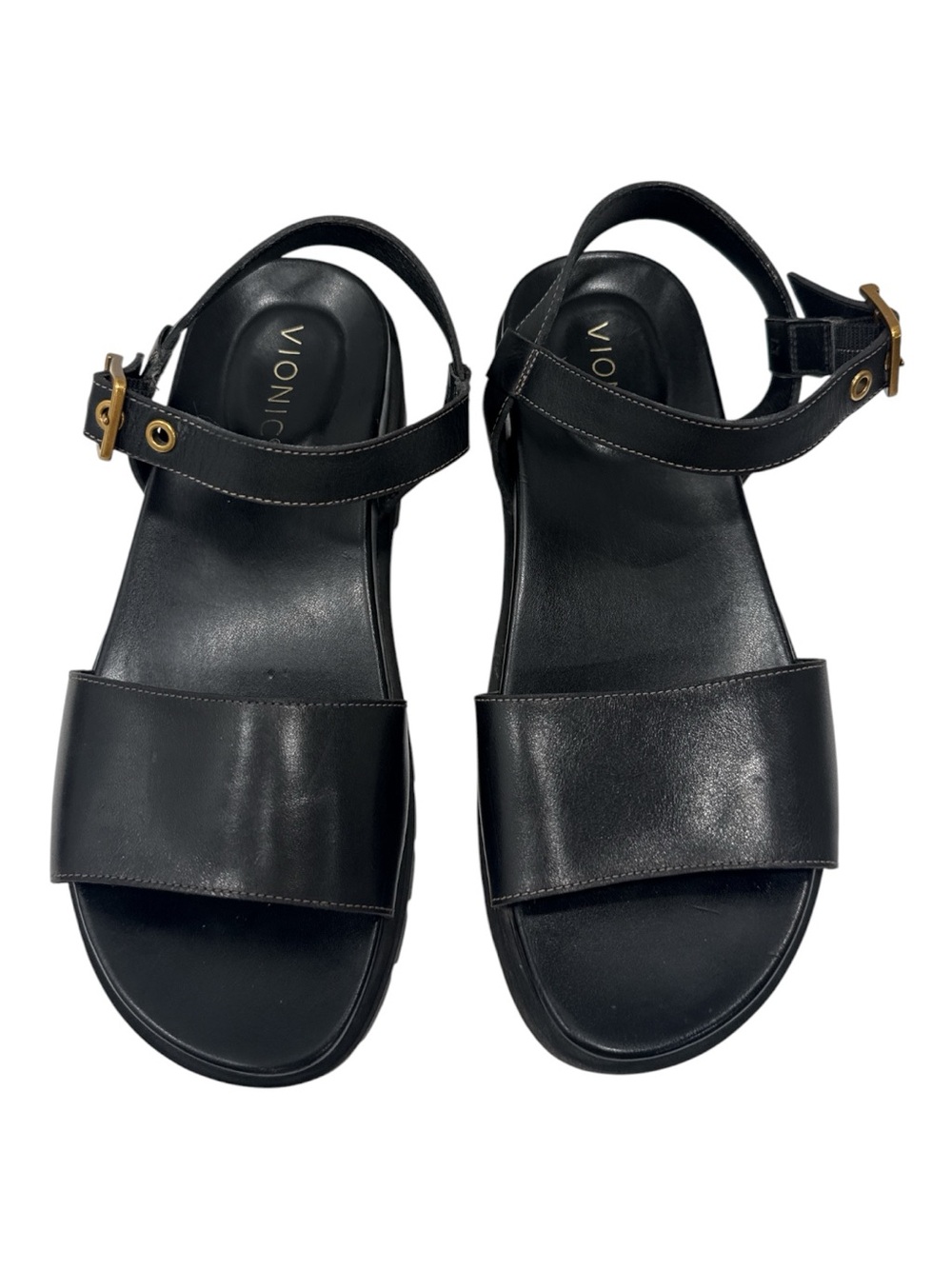 Vionic Women's Onyx Jamie Toe Adusjtable Strap Sandal  Lug-Sole Platform sz 7.5 - Picture 9 of 9